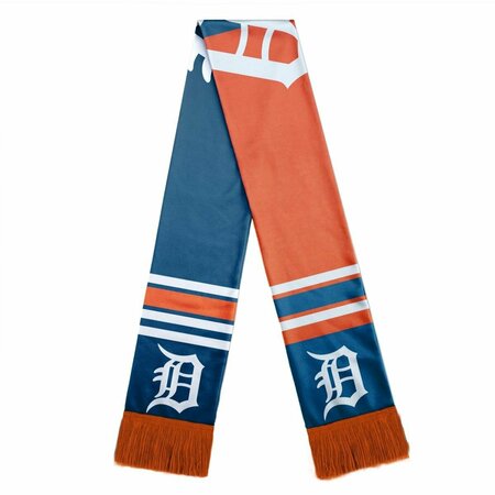 FOREVER COLLECTIBLES Detroit Tigers Scarf Colorblock Big Logo Design 9141896835